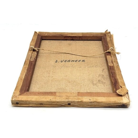 Vintage Johannes Vermeer The Artist in His Studio Paris France Chateau Estate - Picture 7 of 12